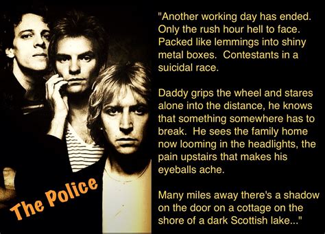 lyrics shiny metal boxes|Police .